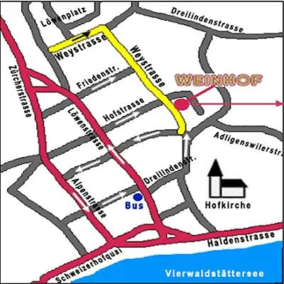 Restaurant Weinhof Hotel Lucerne